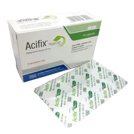 Acifix Capsule (Enteric Coated Pellets) 20 mg