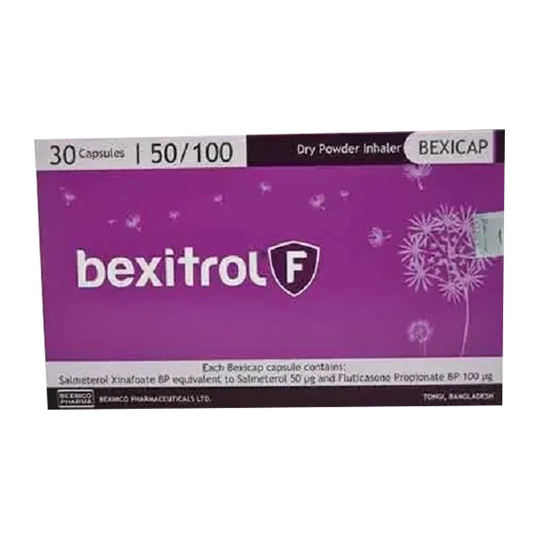 Bexitrol F Inhalation Capsule 50 mcg+500 mcg