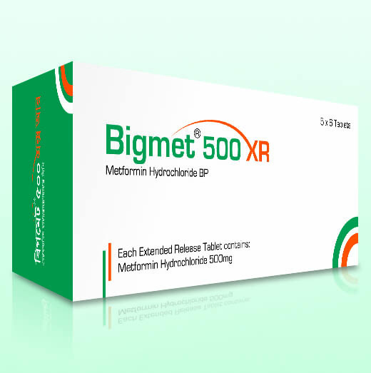 Bigmet XR Tablet (Extended Release) 500 mg