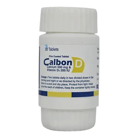 Calbon D Tablet 500 mg+200 IU