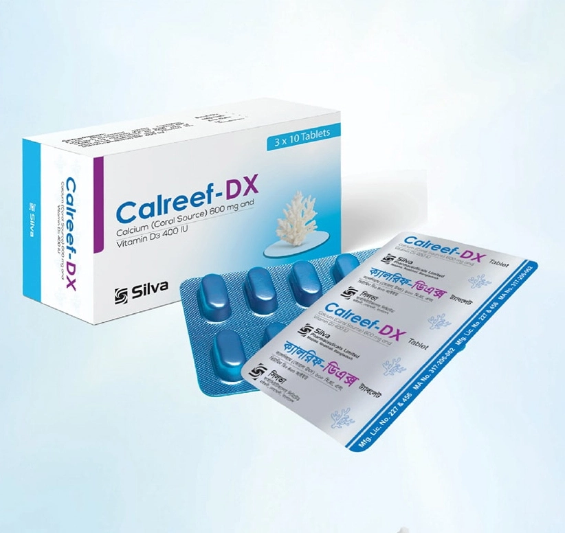 Calreef-DX Tablet 600 mg+400 IU