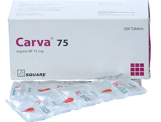 Carva Tablet (Enteric Coated) 75 mg