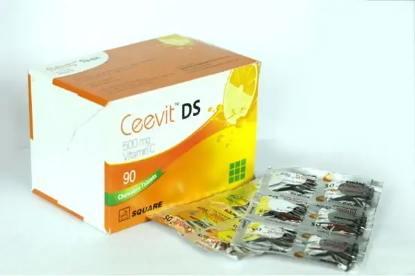 Ceevit DS Chewable Tablet 500 mg