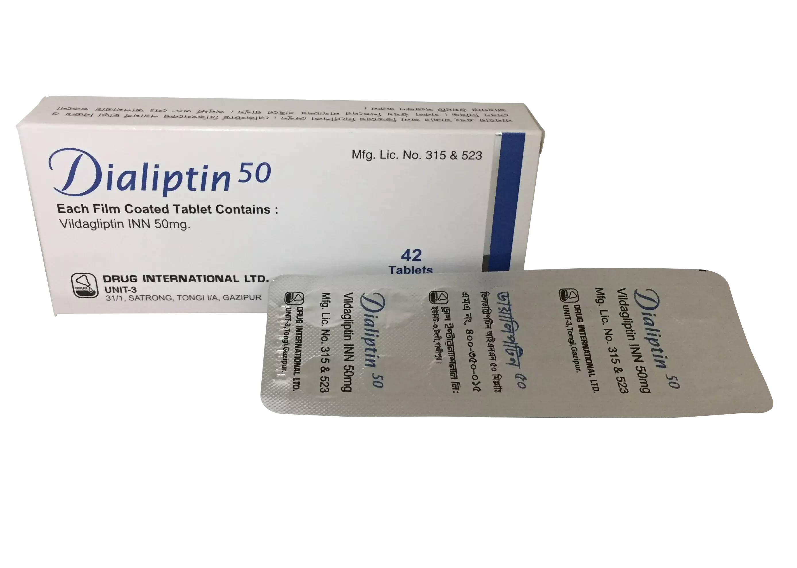 Dialiptin Tablet 50 mg