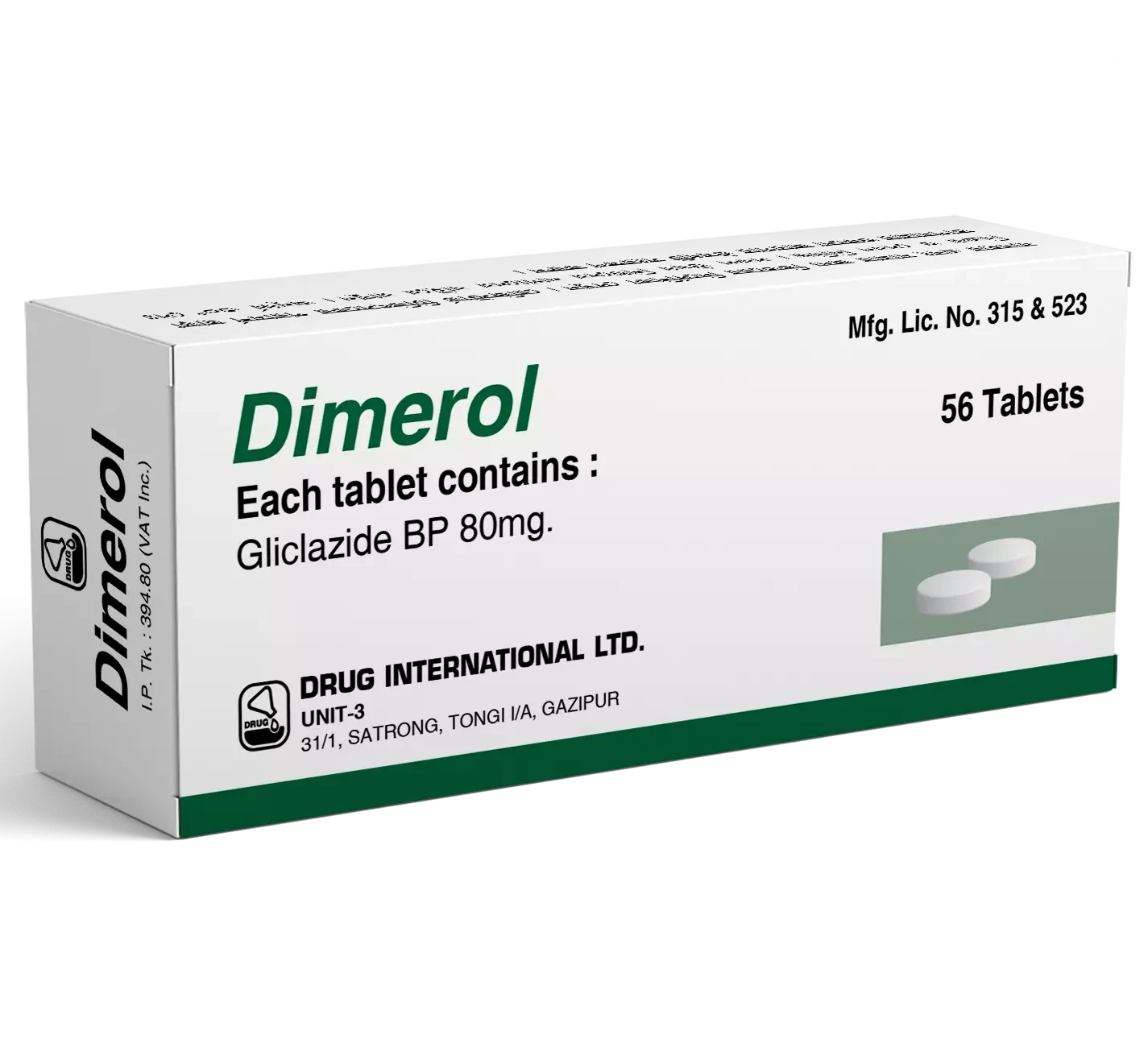 Dimerol Tablet 80 mg