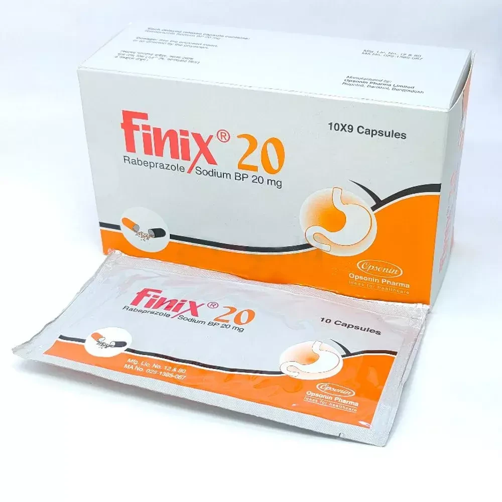 Finix Capsule (Enteric Coated Pellets) 20 mg