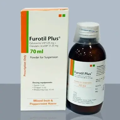 Furotil Plus Powder for Suspension (125 mg+31.25 mg)/5 ml