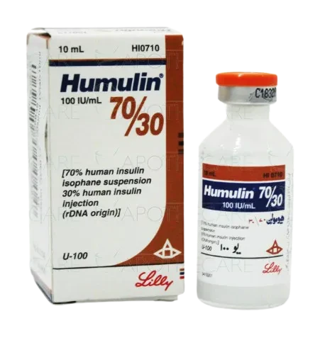 Humulin SC Injection 30%+70% in 100 IU/ml