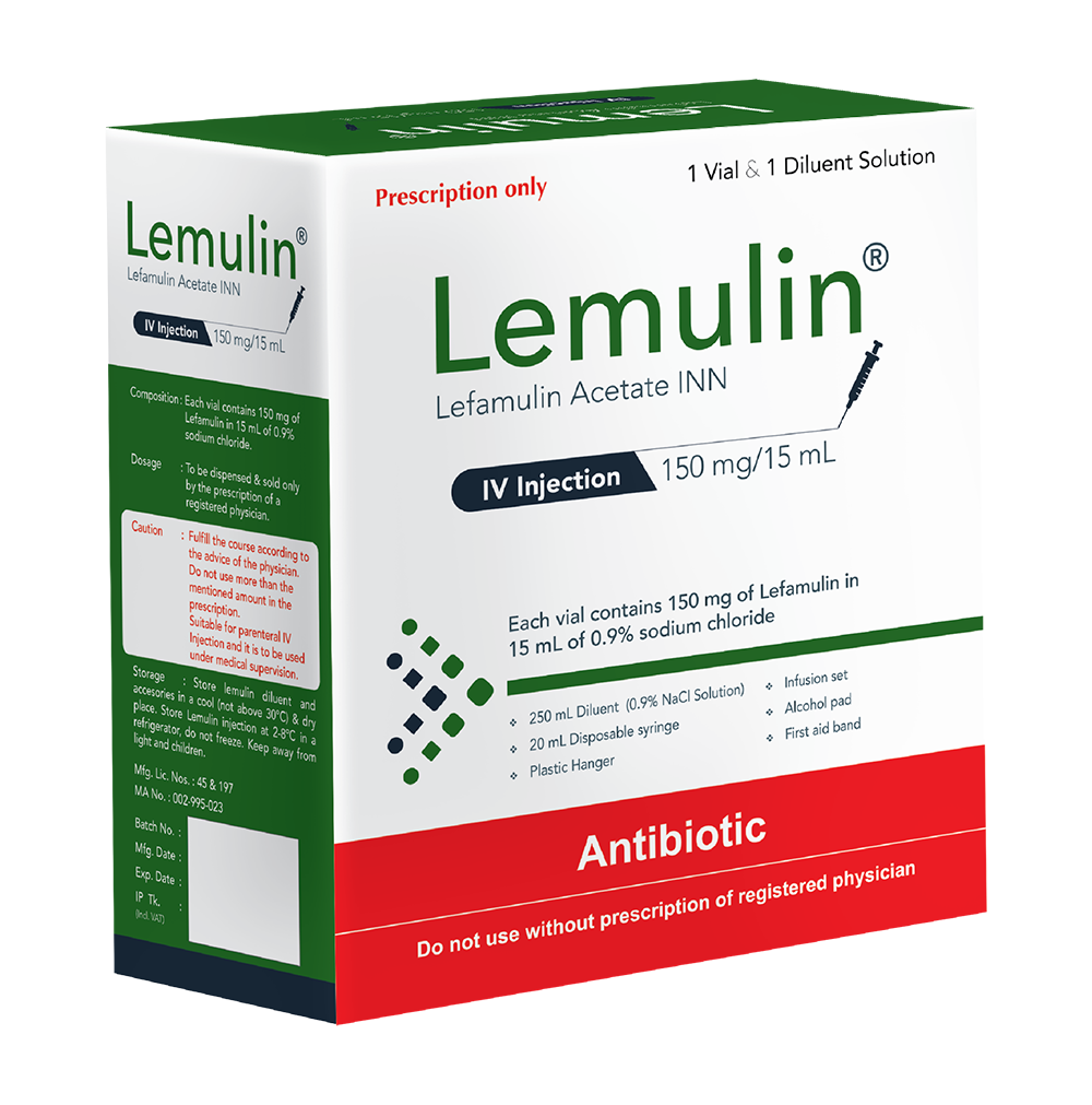 Lemulin IV Infusion 150 mg/15 ml