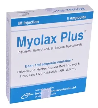 Myolax Plus IM Injection (100 mg+2.5 mg)/ml