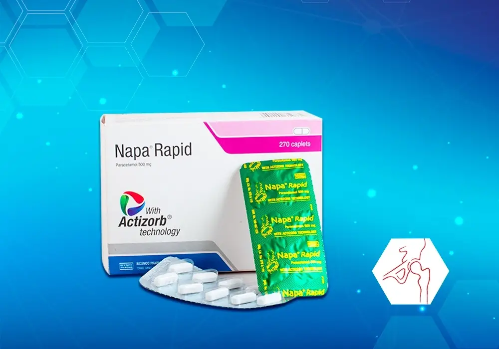 Napa Rapid (Actizorb) Tablet 500 mg