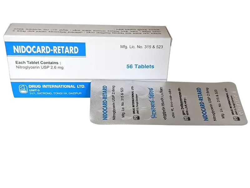 Nidocard Retard Retard Tablet 2.6 mg