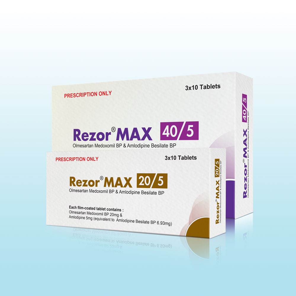 Rezor Max Tablet 5 mg+20 mg