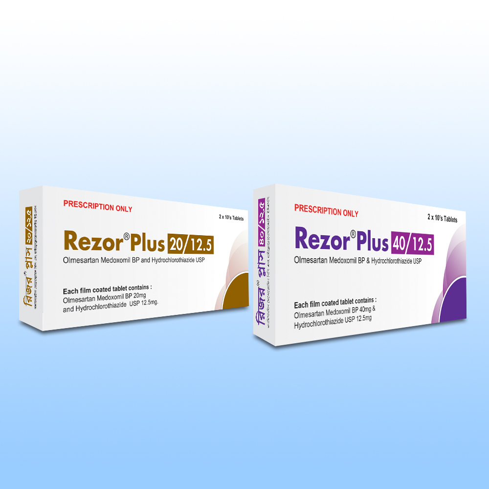 Rezor Plus Tablet 40 mg+12.5 mg