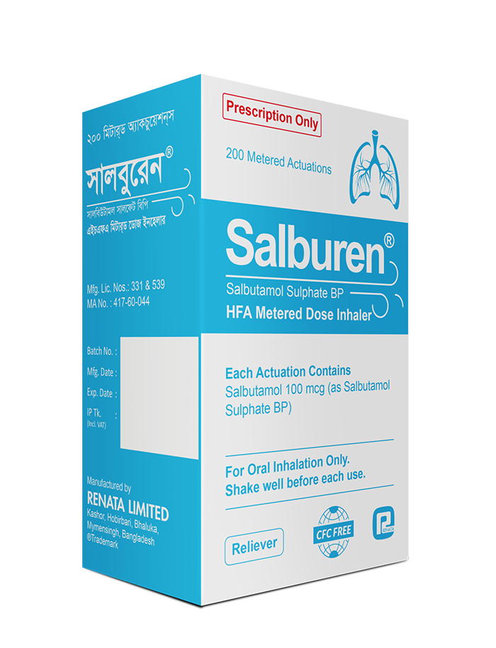 Salburen Inhaler 100 mcg/puff