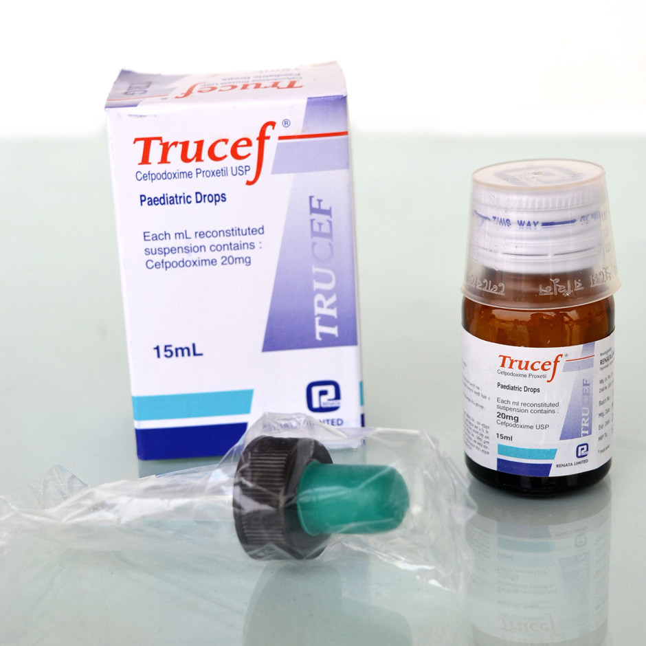 Trucef Pediatric Drops 20 mg/ml