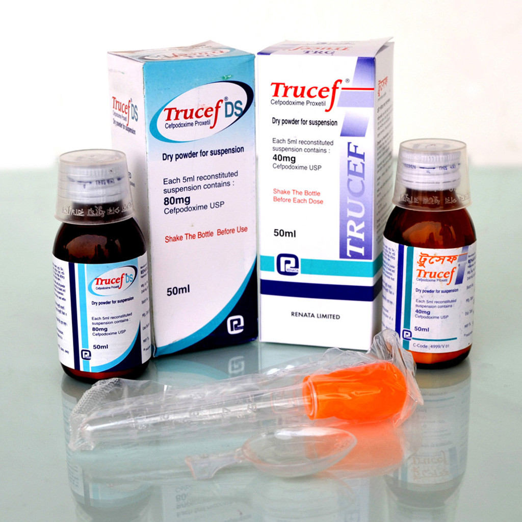 Trucef Powder for Suspension 40 mg/5 ml