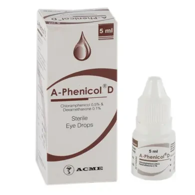 A-Phenicol D 0.1%+0.5% Ophthalmic Solution