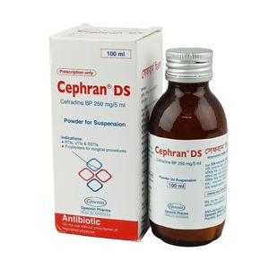 Cephran DS 250 mg/5 ml Powder for Suspension