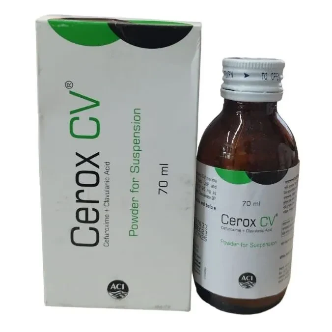 Cerox CV (125 mg+31.25 mg)/5 ml Powder for Suspension