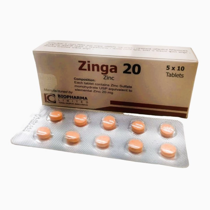 Zinga 20 mg Tablet