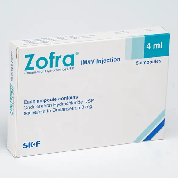 Zofra 8 mg/4 ml IM/IV Injection