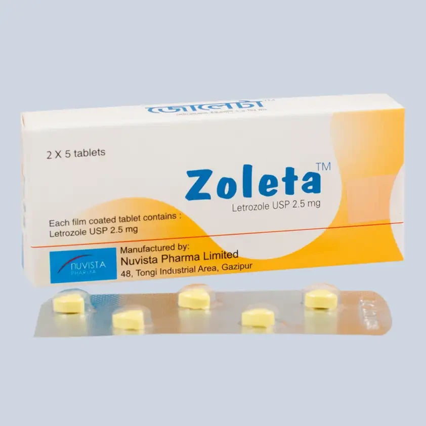 Zoleta 2.5 mg Tablet