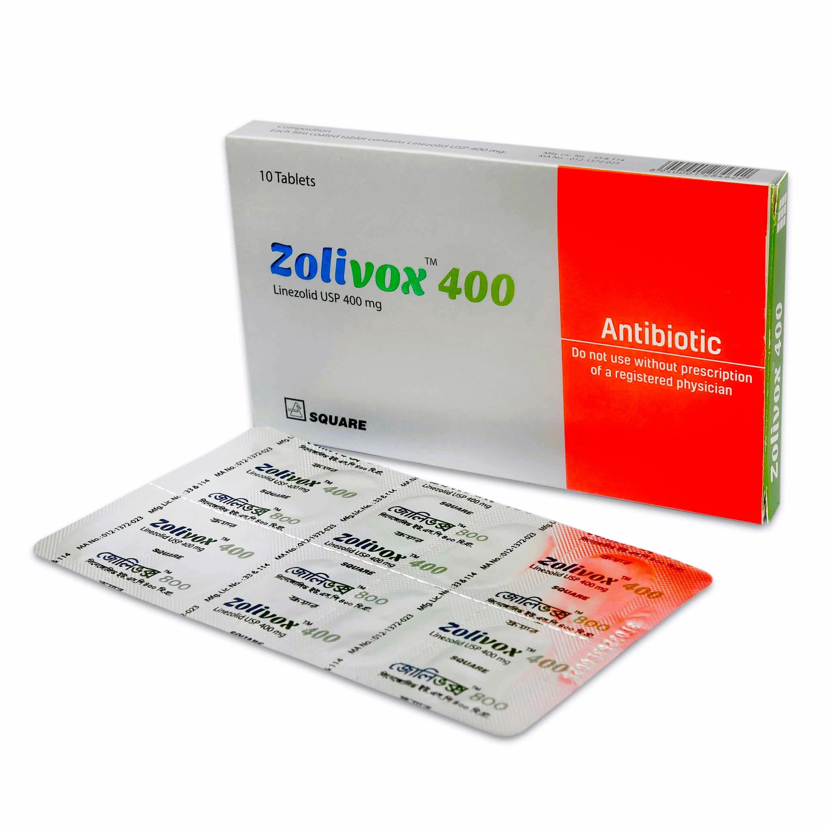 Zolivox 400 mg Tablet