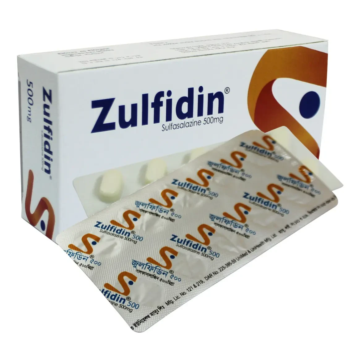 Zulfidin 500 mg Tablet