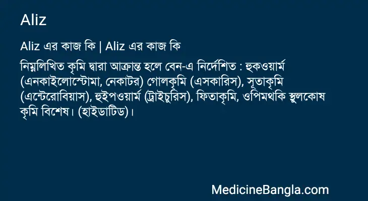 Aliz in Bangla