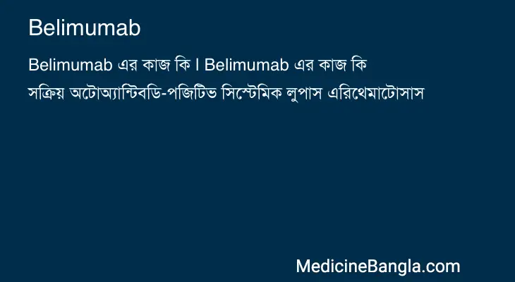 Belimumab in Bangla