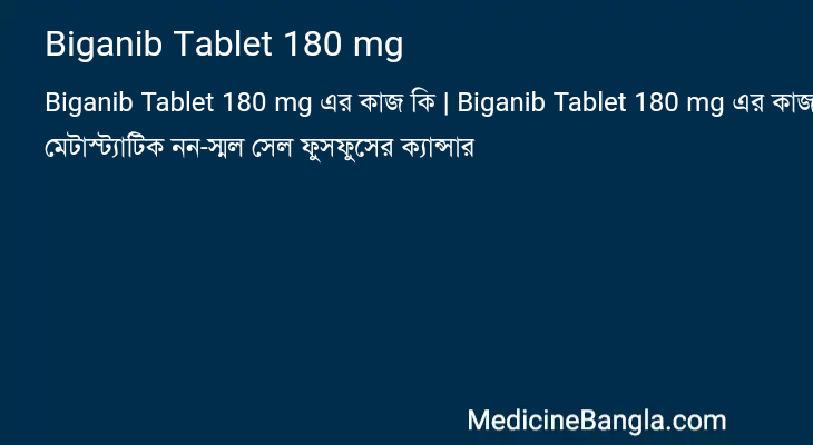 Biganib Tablet 180 mg in Bangla