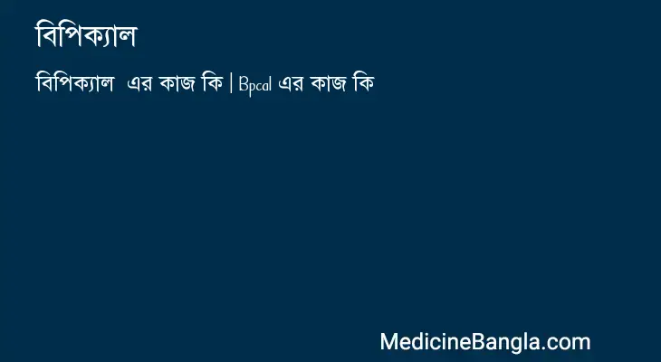 বিপিক্যাল  in Bangla