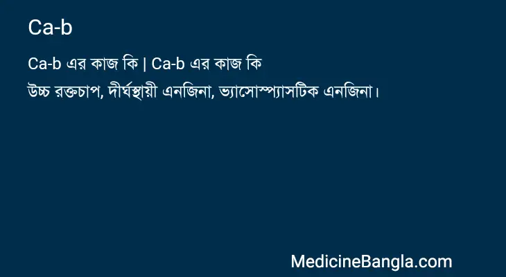 Ca-b in Bangla