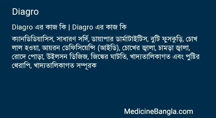 Diagro in Bangla