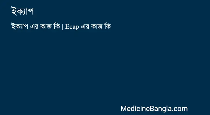 ইক্যাপ in Bangla