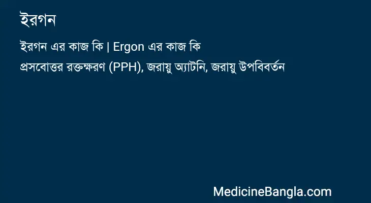 ইরগন in Bangla