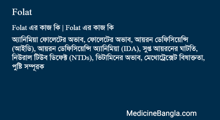 Folat in Bangla