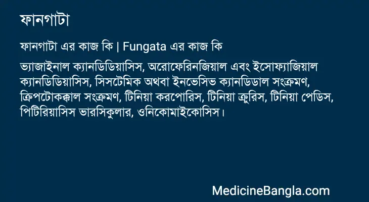 ফানগাটা in Bangla