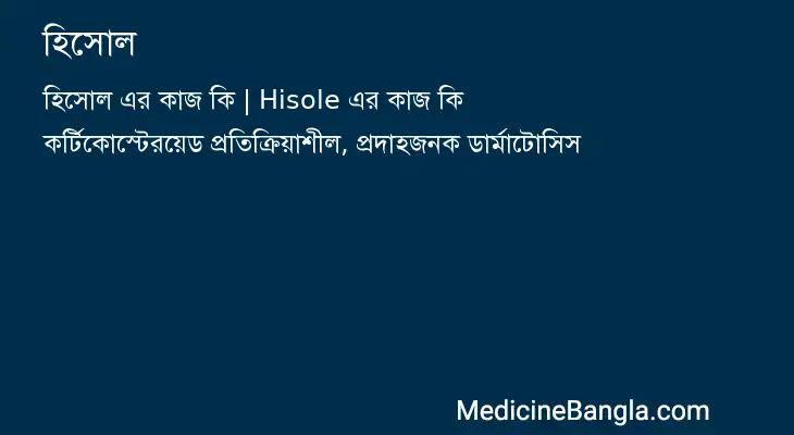 হিসোল in Bangla