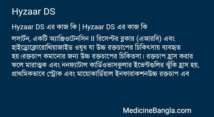 Hyzaar DS in Bangla