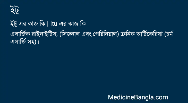 ইটু in Bangla