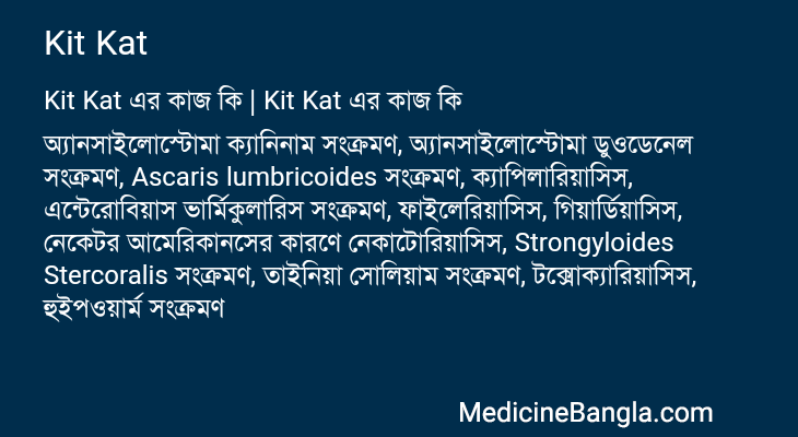 Kit Kat in Bangla