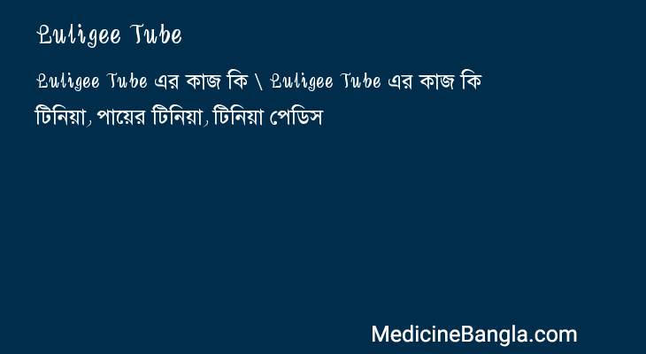 Luligee Tube in Bangla