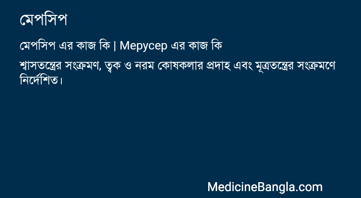 মেপসিপ in Bangla