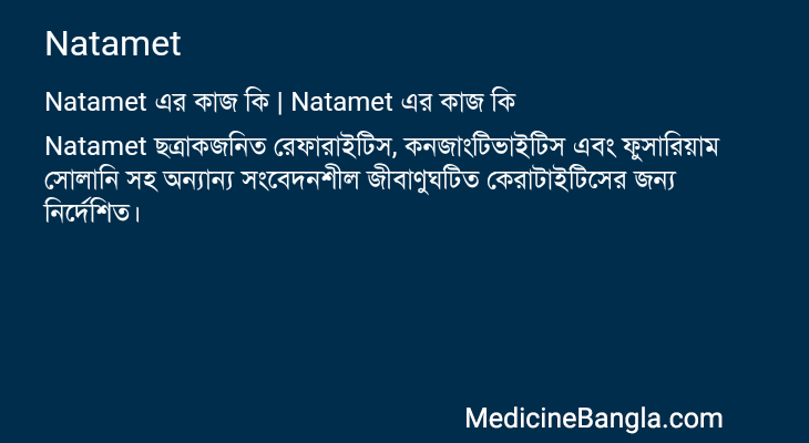 Natamet in Bangla