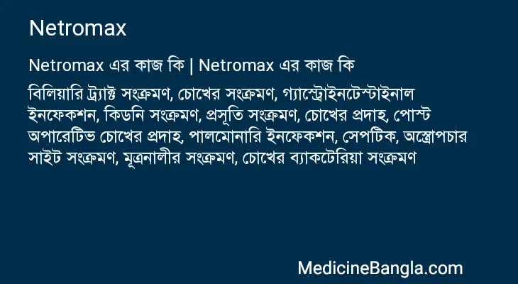 Netromax in Bangla