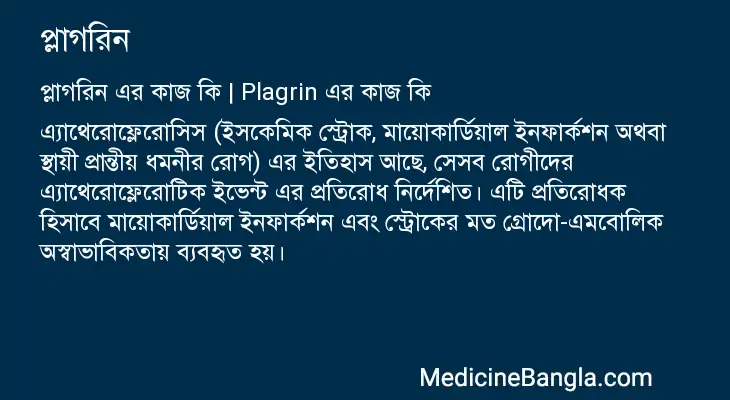 প্লাগরিন in Bangla