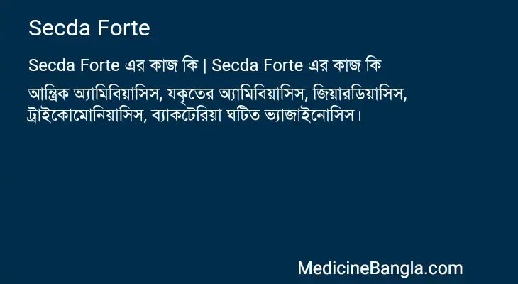 Secda Forte in Bangla