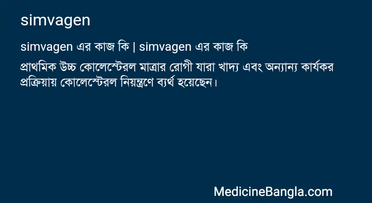 simvagen in Bangla